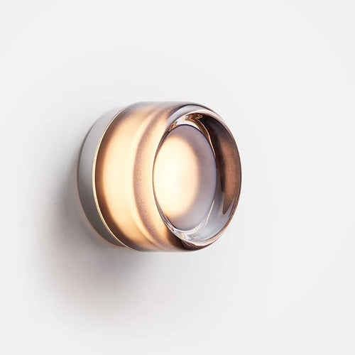 Nordic heavy glass wall light by Danish designer - vue 4 sur 9