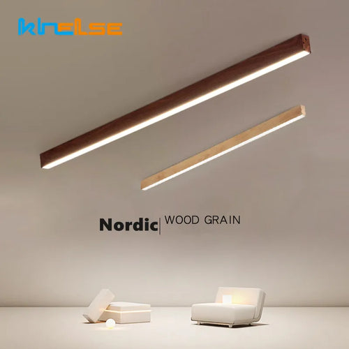 plafonnier led aluminium nordique grain allée - vue 3 sur 13