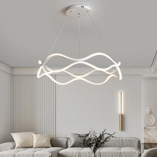 Minimalist nordic atmospheric chandelier for modern home décor - vue 3 sur 13