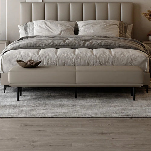 tabouret de luxe nordique rembourré tendance et confortable - vue 6 sur 24