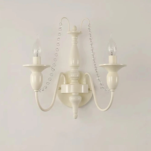 applique murale rétro en cristal style rustique pour décoration - vue 5 sur 8