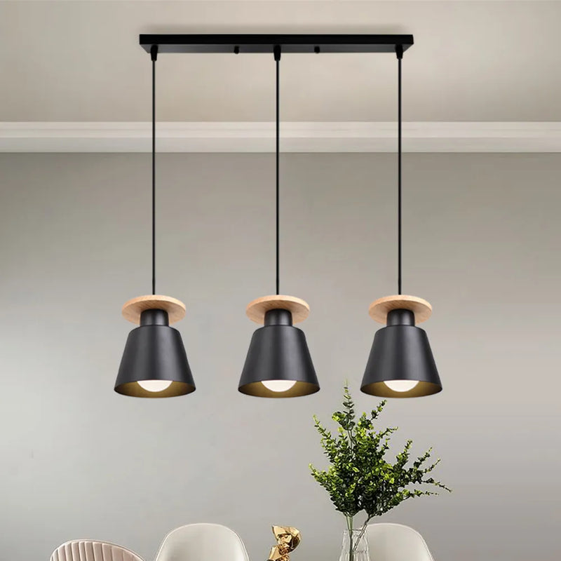 Moderne Led salle à manger suspension lumières Luminaire nordique intérieur chevet cuisine barre suspension lampe Luminaire décor à la maison éclairage goutte