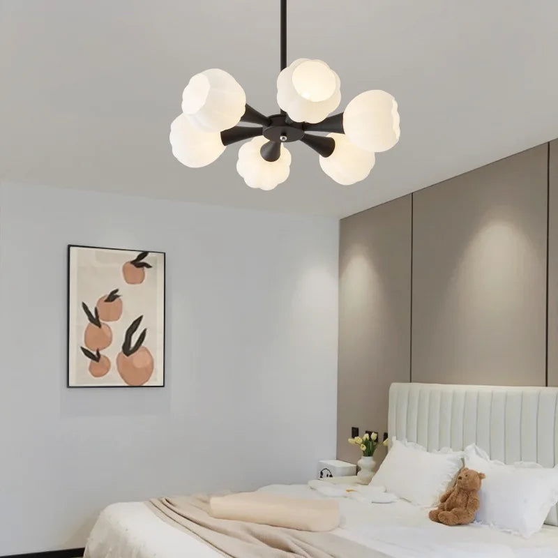 plafonnier led suspendu design nordique moderne luminaire décoratif d'intérieur - vue 5 sur 12