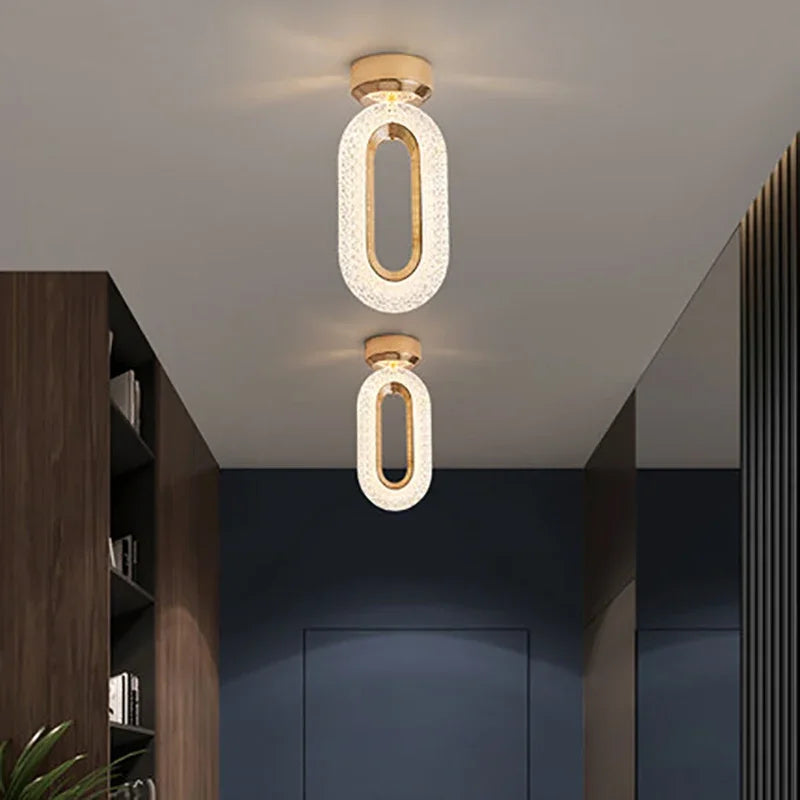 Modern Luxury Simple Ceiling Chandelier Retro Metal Bedhead Living Room Main Dining Room Bedroom Pendant Light Led Home Decor - vue 7 sur 13