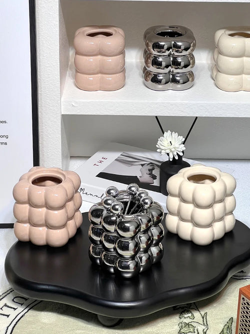 fourchette à fruits en acier inoxydable avec support de rangement - vue 2 sur 12