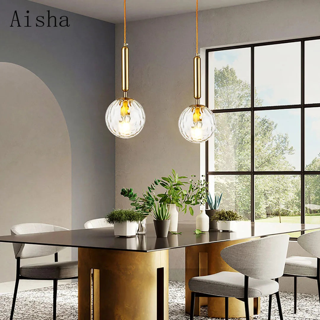 suspension moderne avec éclairage led design élégant - vue 3 sur 10