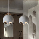 Nordic Wabi Sabi minimalist Japanese design LED chandelier for bar and restaurant