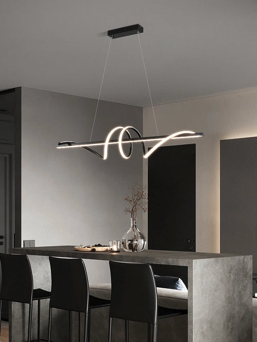 Modern minimalist decorative indoor LED pendant lamp - vue 3 sur 12