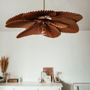 lustre rétro en papier pétale pour décoration intérieure