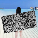 serviette de bain microfibre motif animaux cartoon enfants