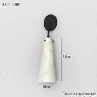 lustre led en marbre sur mesure décoration intérieure