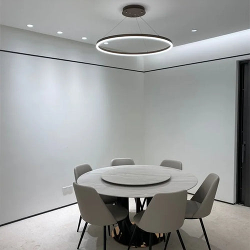 lustre led moderne à intensité variable style minimaliste