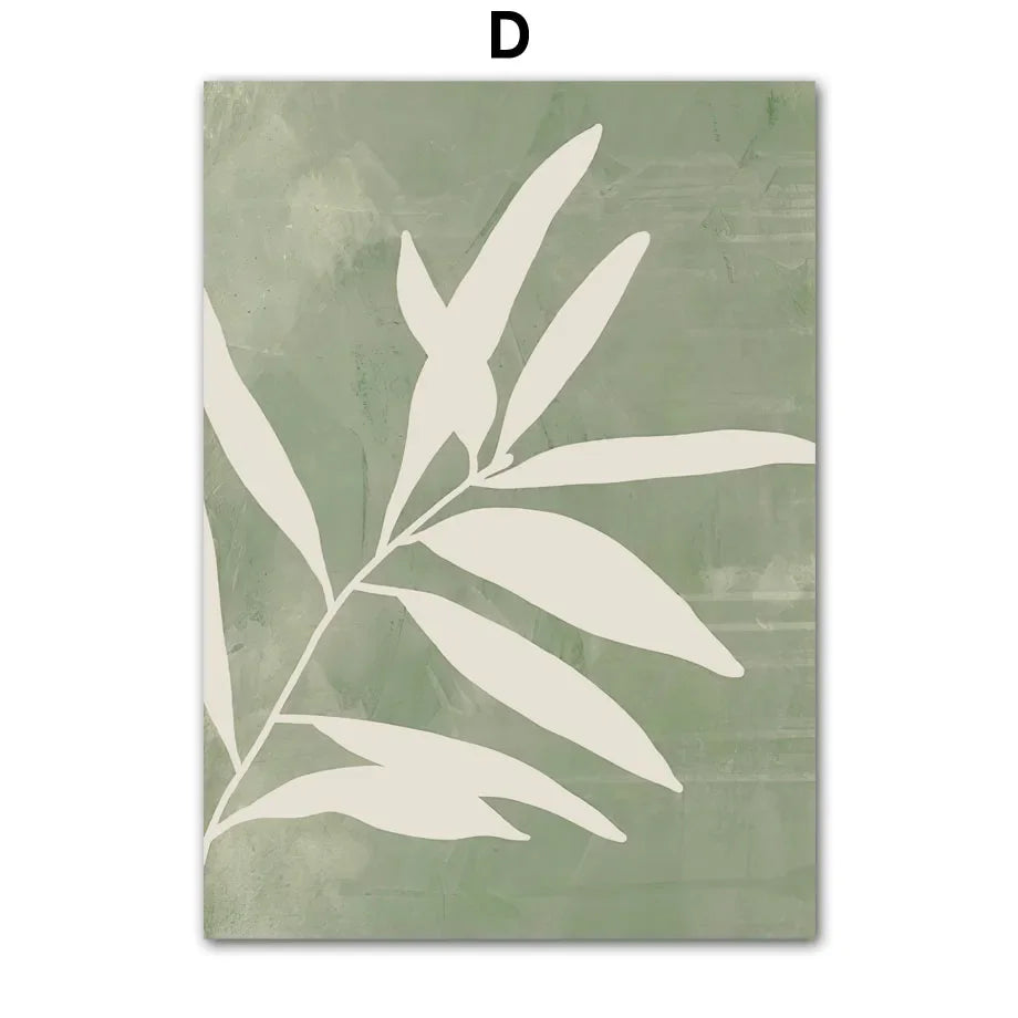 plante géométrique abstraite art mural boho pour décoration intérieure - vue 13 sur 15