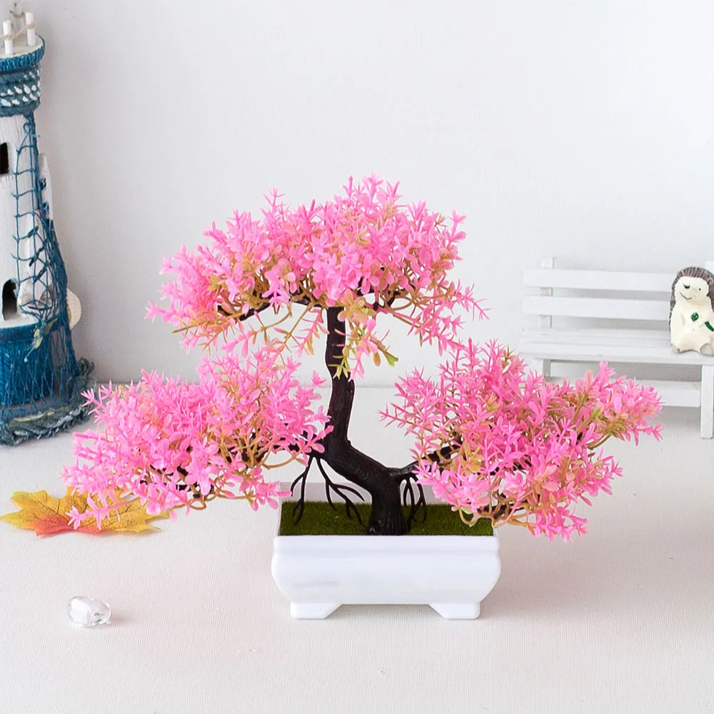 plantes artificielles décoratives bonsaï en pot pour jardin zen - vue 11 sur 25