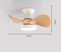 plafonnier ventilateur lumineux télécommandé pour chambre d'enfants