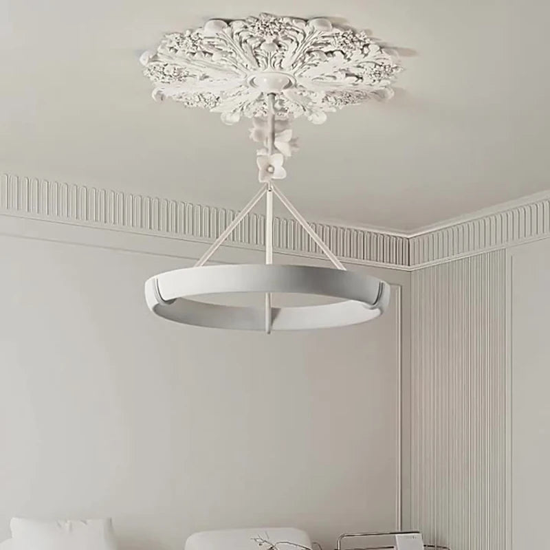 Aipaite Modern Faux Sculpture Round Chandelier is an indoor light fixture for living room, study and bedroom - vue 2 sur 22