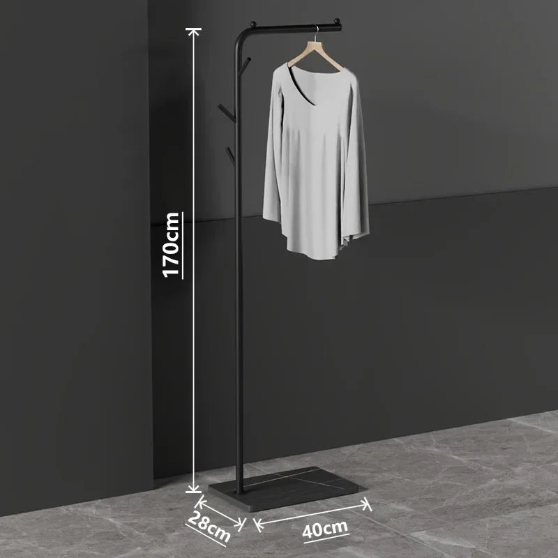 porte-vêtements nordique léger et moderne pour rangement élégant