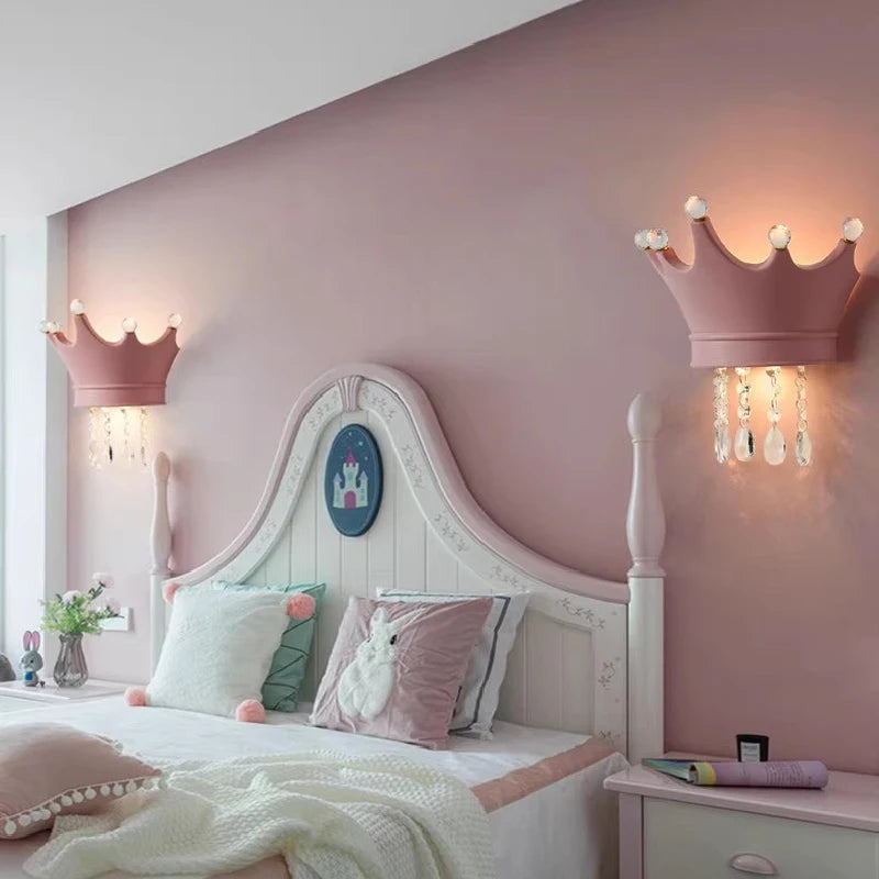 appliques murales en cristal pour chambre d'enfant moderne - vue 4 sur 6