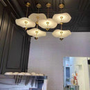lustre créatif nordique en forme de lotus pour décoration intérieure