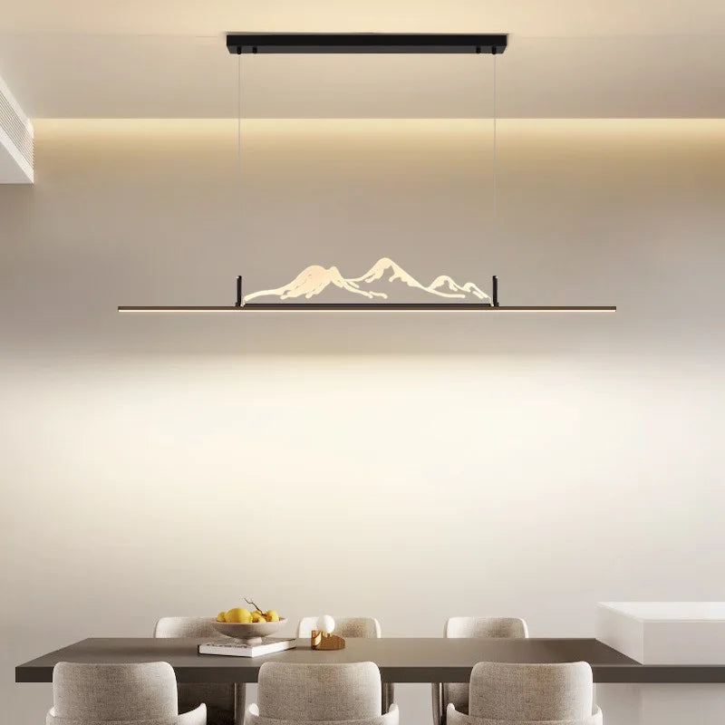 lustre moderne iceberg créatif pour restaurant et salon de thé - vue 7 sur 12