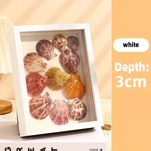 cadres photo en bois 3d support fleurs séchées fait main décoration - vue 15 sur 14