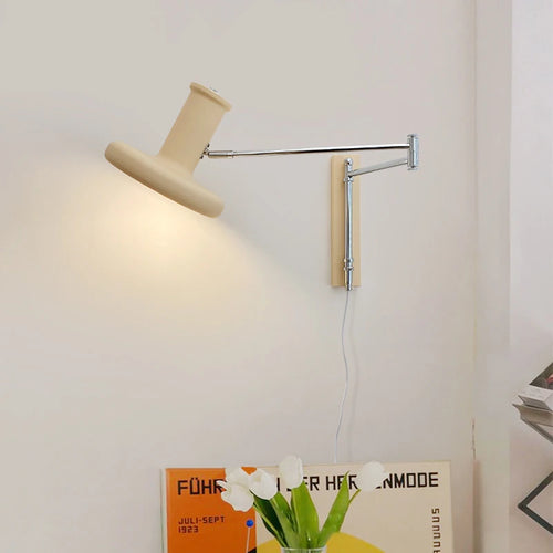 applique murale led créative à bras long pour intérieur