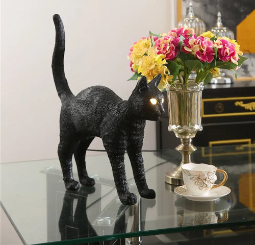 lampe de bureau esthétique en résine pour animaux décorative - vue 6 sur 9