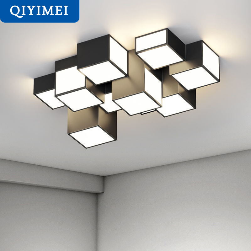 Lustre LED minimaliste intérieur éclairage cuisine - vue 5 sur 14