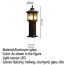 lampe de jardin extérieure led étanche design contemporain pour villa