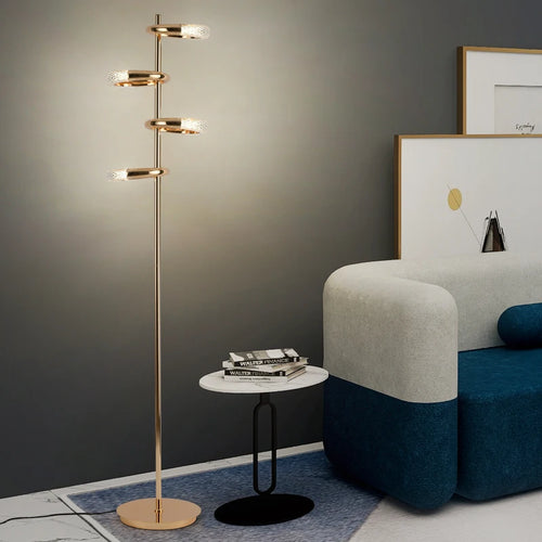 Nordic minimalist creative luxury ring floor lamp - vue 2 sur 9