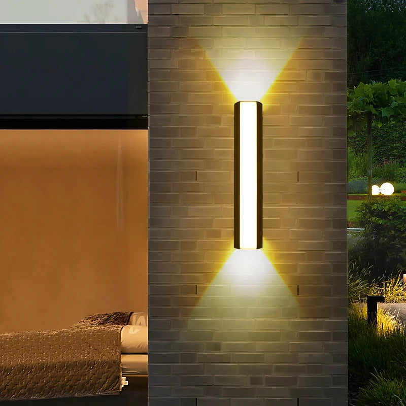 applique murale extérieure jardin avec led haute luminosité - vue 4 sur 9