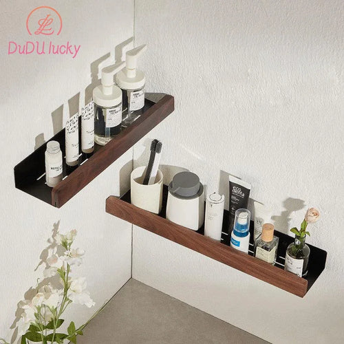 repisas,Bathroom shelf Storage rack,non perforated vanity Shelf Wall-Mounted Storage rack wall mounted bathroom organizer toilet - vue 7 sur 14