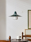 Original umbrella-shaped pendant light with colourful design for interior decoration
