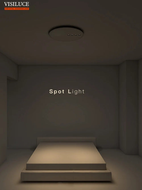 plafonnier led rond minimaliste à intensité réglable pour intérieur