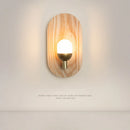 Minimalist Nordic LED log wall light for interiors
