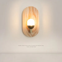 Minimalist Nordic LED log wall light for interiors