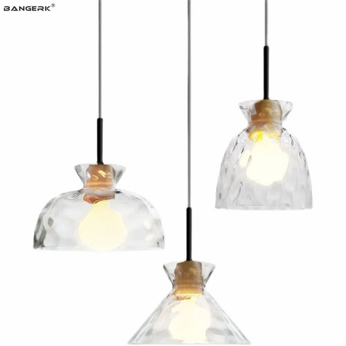 suspension LED design nordique moderne luminaire décoratif d'intérieur - vue 2 sur 8