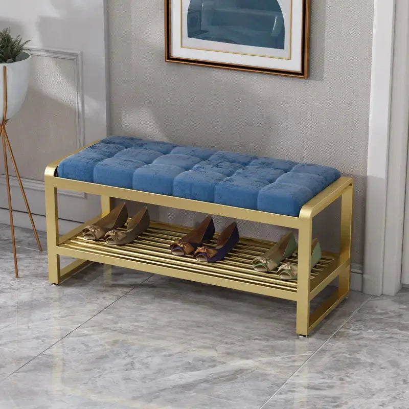 meuble à chaussures design en métal pour espace réduit - vue 6 sur 8
