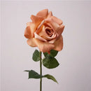 High quality artificial rose branch realistic floral decoration