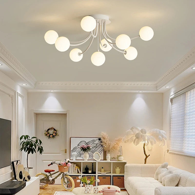 plafonnier led moderne romantique pour décoration intérieure - vue 7 sur 13