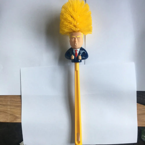 fournitures de toilette trump brosse de nettoyage amusante et pratique - vue 9 sur 10