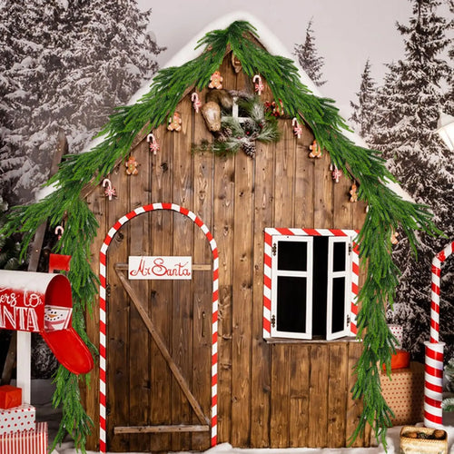 Realistic pine garland for Christmas decor and DIY - vue 4 sur 8
