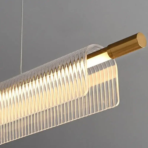 lustre linéaire moderne pour décoration intérieure et restaurant - vue 6 sur 18