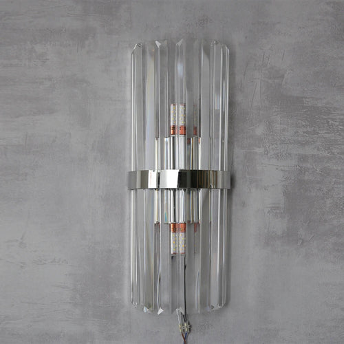 applique murale luxueuse en cristal pour décoration intérieure