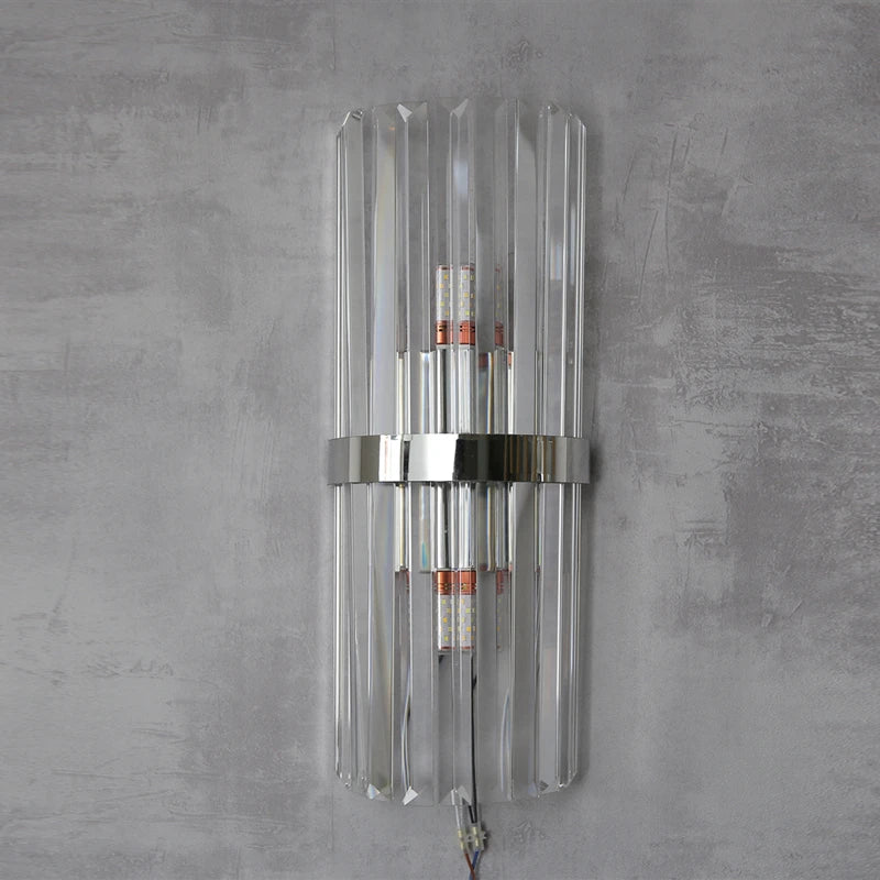 applique murale luxueuse en cristal pour décoration intérieure - vue 5 sur 8