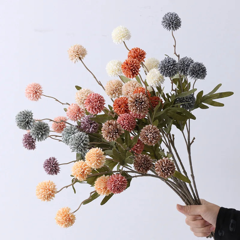 fleurs artificielles pissenlit décoration mariage bouquet cadeau saint-valentin - vue 5 sur 15