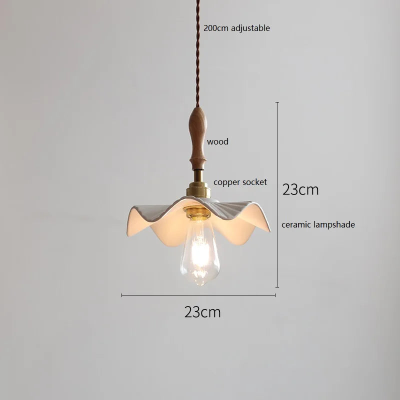 suspension LED en céramique conique design - vue 14 sur 29