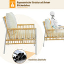 salon de jardin 7 places en rotin avec coussins amovibles