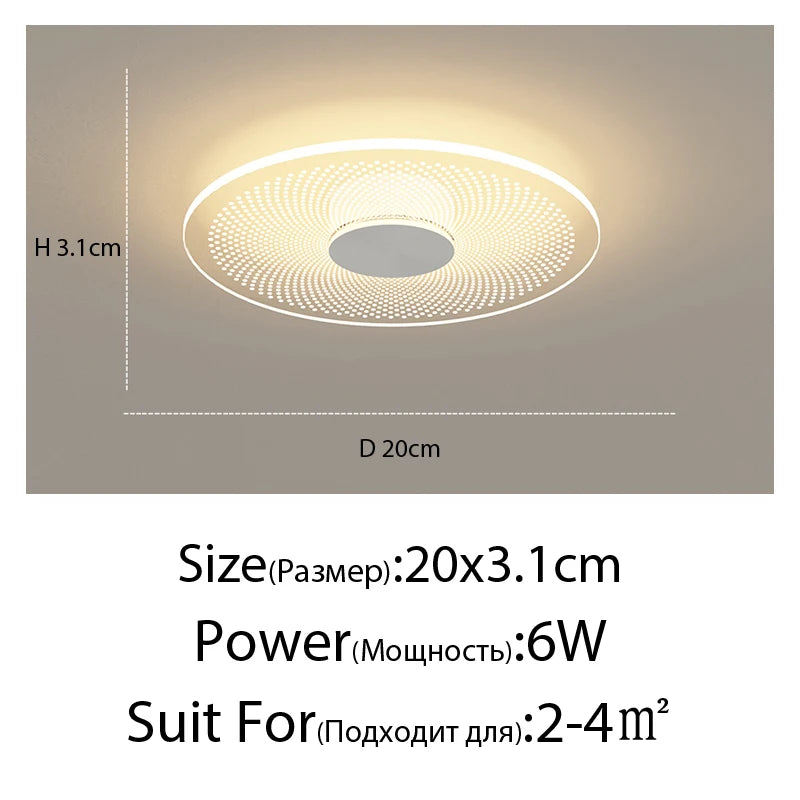 Modern minimalist flower-shaped ceiling light - vue 15 sur 21