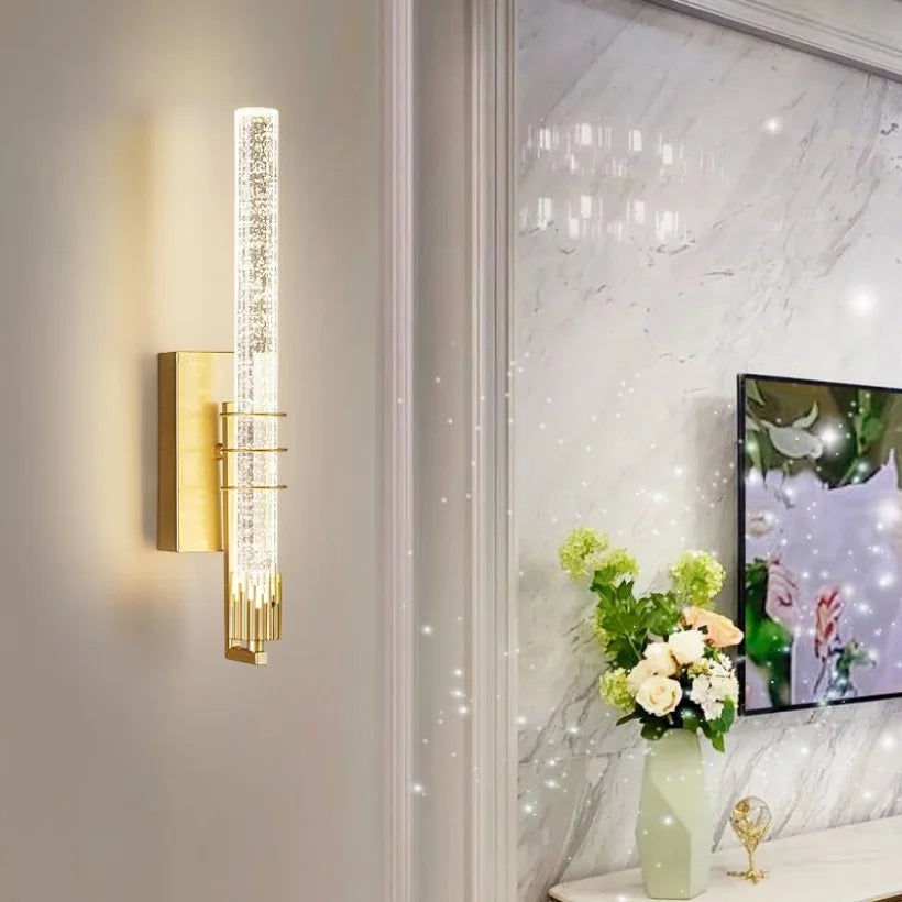 Applique murale Led nordique en cristal - vue 5 sur 8